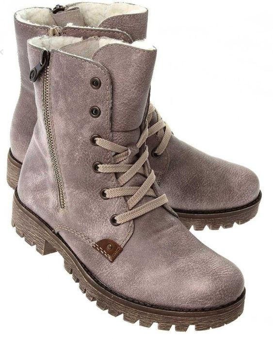 Buty botki kozaki damskie skórzane Rieker rozmiar 42 wkładka 27,5 cm