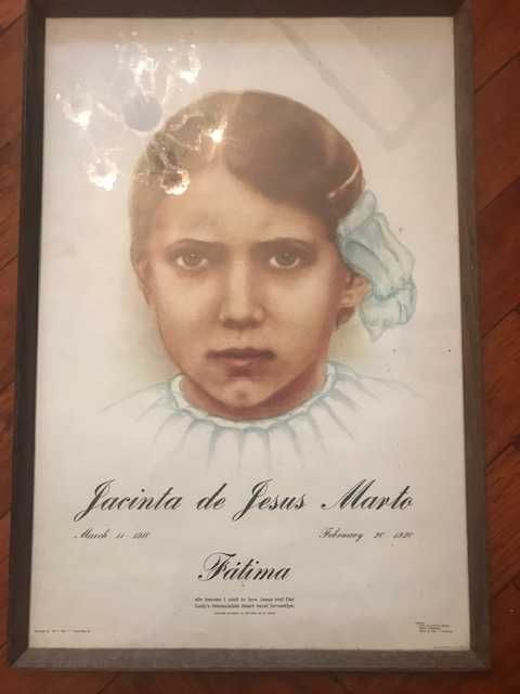 Quadro com estampa de Jacinta