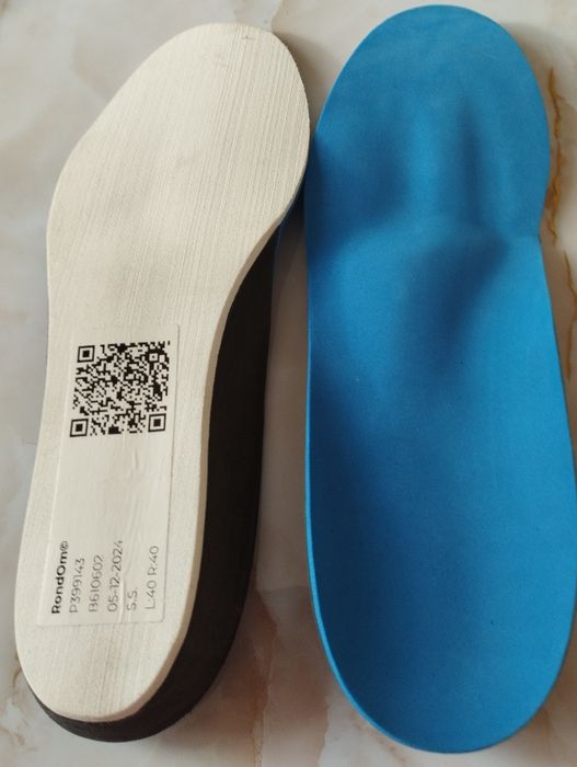 Устілки ортопедичні.