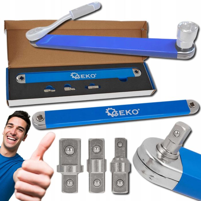 Набор ударных головок  1/2  Geko G10513-G10517