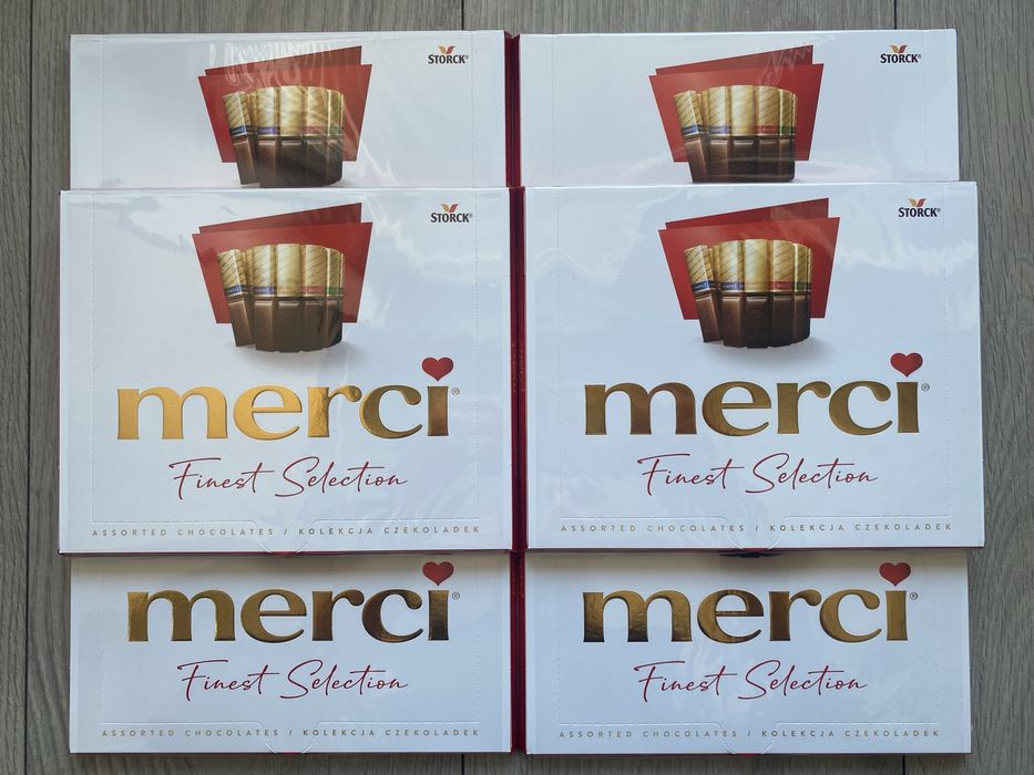 6x Czekoladki Merci Finest Selection Bombonierka 250g Okazja