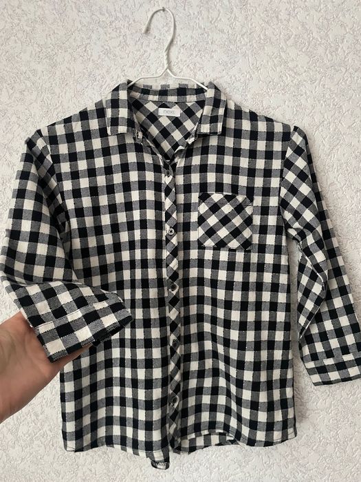 Сорочка в клітинку Next на хлопчика 7 років