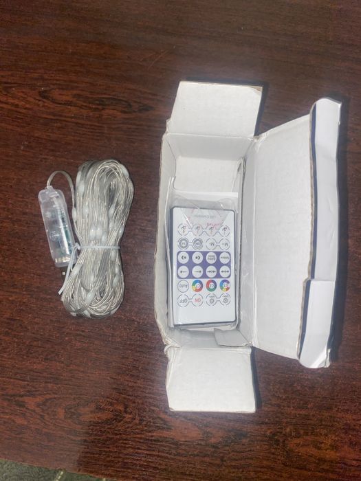 Світлодіодна стрічка 10м, від USB  с Bluetooth + Пульт