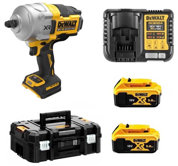 Klucz udarowy 18V 1/2 Dewalt 1626NM 2x5AH DCF961P2T dcf961