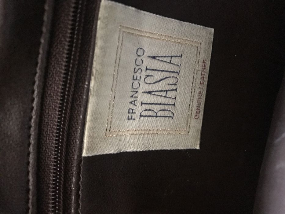 Carteira castanha pele