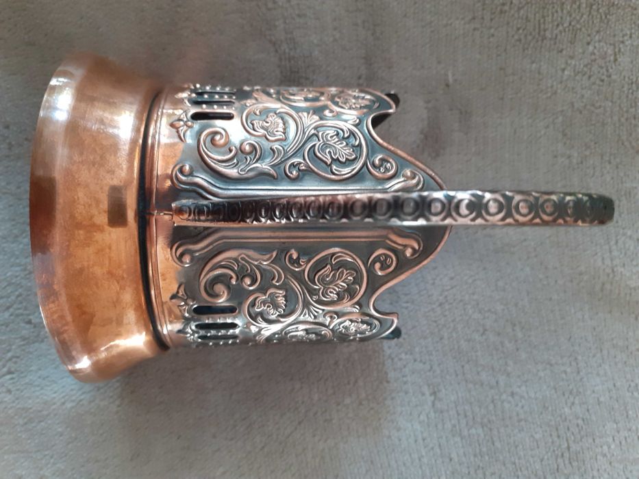 Подарок. Подстаканник Кольчугино " С легким паром ! "