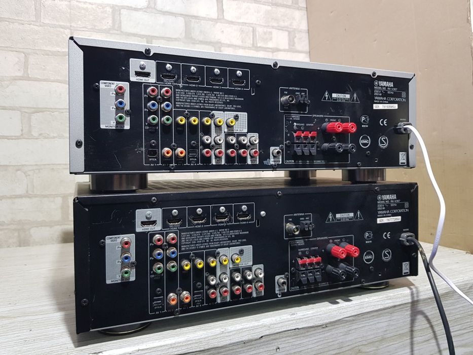 Пульт!AV ресивер/підсилювач  Yamaha RX-V367 2x120Вт 3D HDMI  б/у+5ч