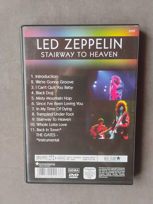 Led Zeppelin Stairway to heaven DVD