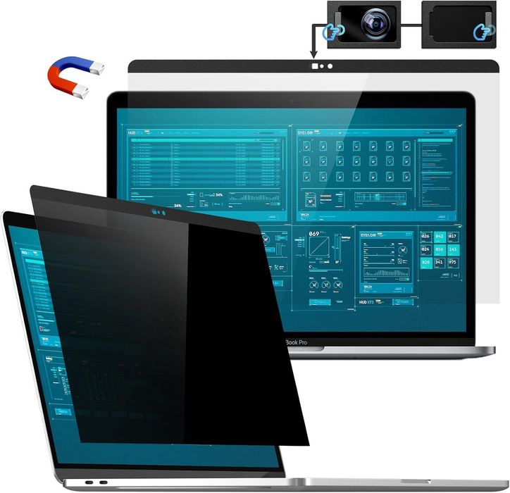 Magnetyczny filtr prywatności do Apple MacBook Pro 16" filtr światła