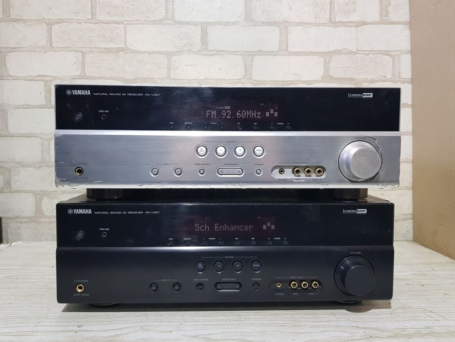 Пульт!AV ресивер/підсилювач  Yamaha RX-V367 2x120Вт 3D HDMI  б/у+5ч