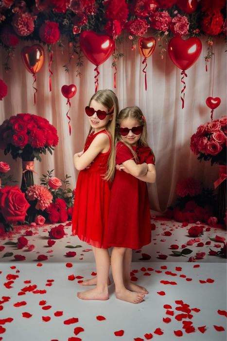 Tło fotograficzne walentynkowe 180x240 cm sesja pary