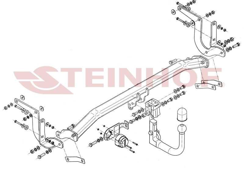 WYPINANY HAK Holowniczy + Moduł 7p Peugeot 308 II SW 2014 do 2021