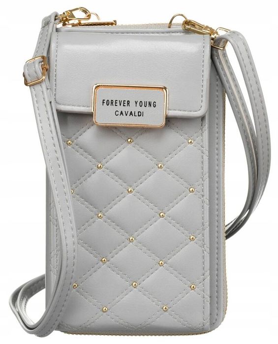 mini torebka-portfel damska ze skóry ekologicznej - 4u cavaldi