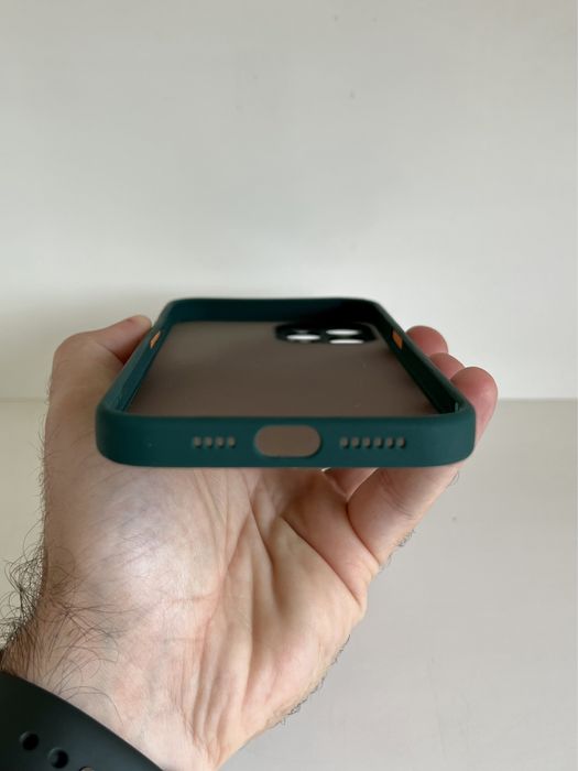 Capa iPhone 12 Pro Max borda verde