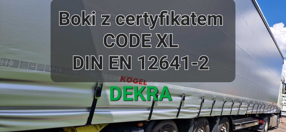 Plandeki dachy do naczep , boki firany Krone Schmitz , kogel berger