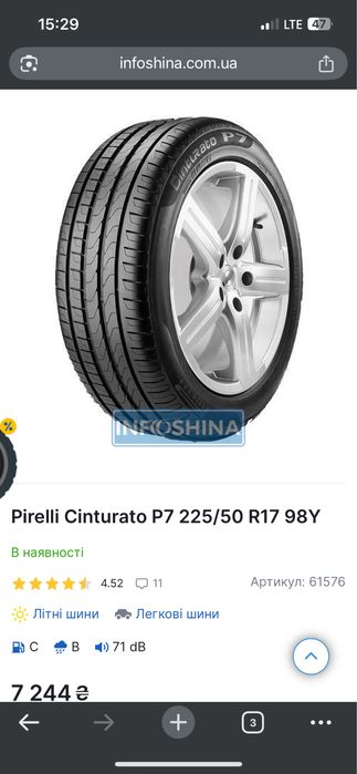 Продам колесса pirelli