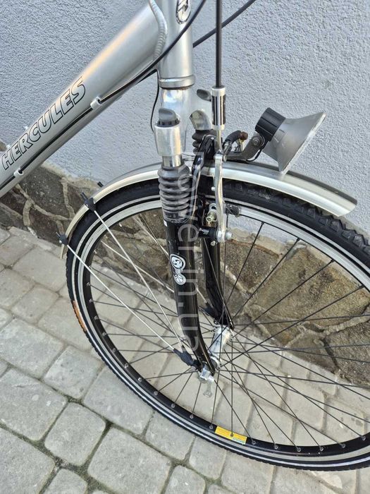 Дорожній алюмінієвий велосипед двопідвіс бу Hercules 28 M21