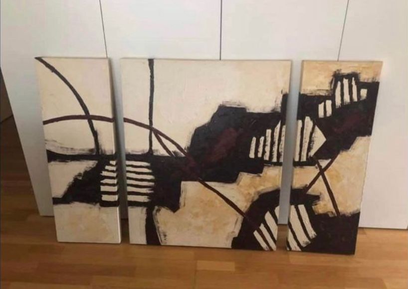 3 quadros praticamente novos64586206937986120