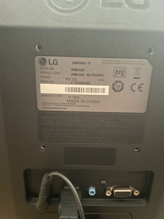 Monitor Lg 20 polegadas477417362435624962