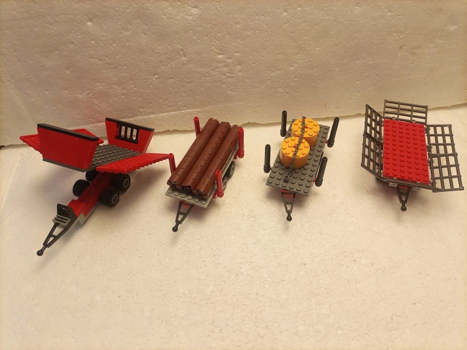 Klocki LEGO przyczepy traktor