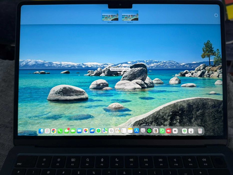 MacBook Air M2 13,6" 8GB 256GB | bateria 99% | 33 cykle | Midnight (Północ)