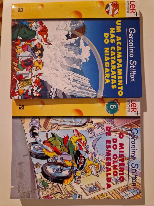 Conjunto 2 livros Geronimo Stilton
