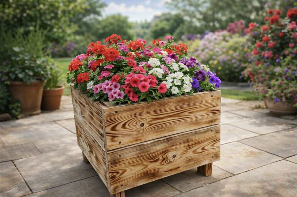 Donice Drewniane, Ogrodowe