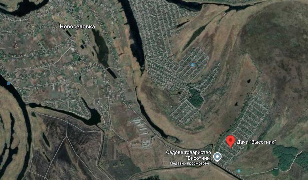 Продам дачный участок в Новосёловке, ст. Высотник. 6 соток