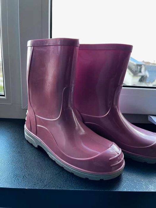 Kalosze dziecięce LEMIGO ciemne.różowe rozmiar 35