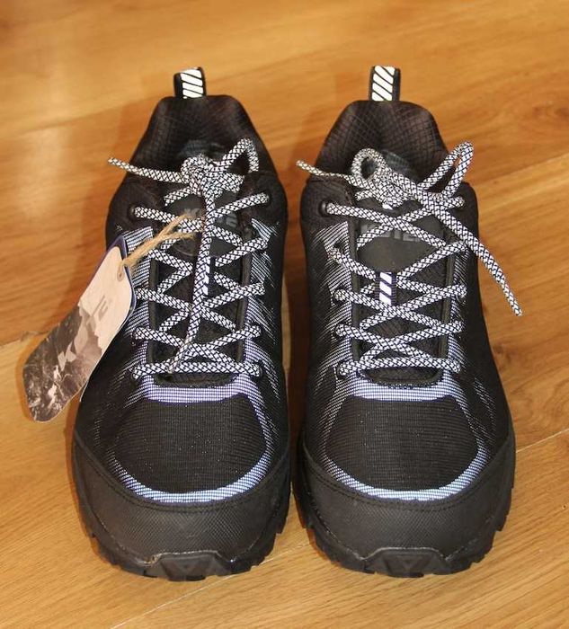KOTE buty trekkingowe damskie sneakersy 39 40 czarne odblask alpinus