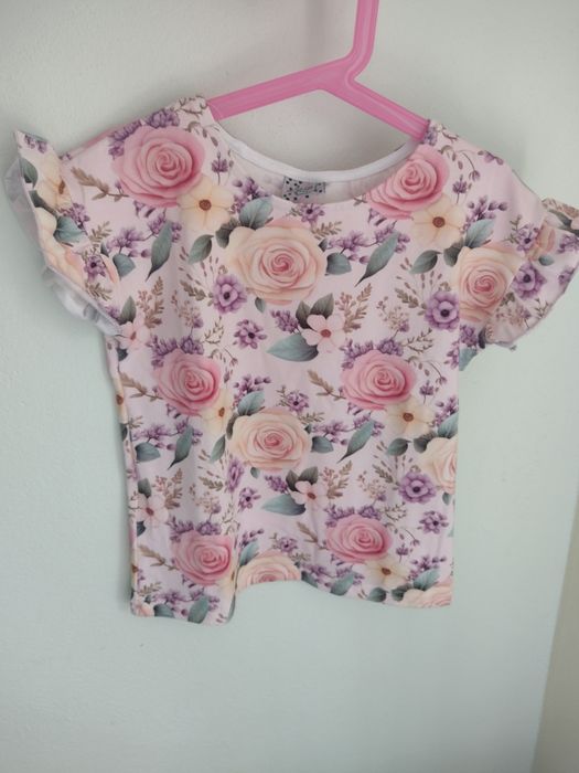 bluzka Lily Grey wizytowa kwiaty róże