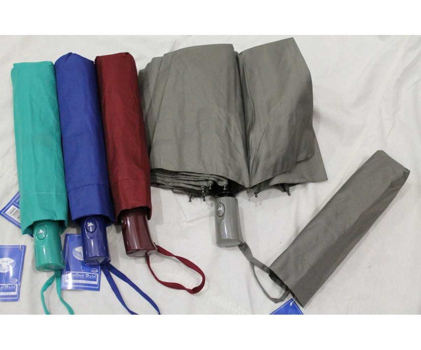 Женский зонт полуавтомат 10 спиц карбон антиветер однотонный зонтик