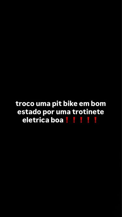 pit bike para troca