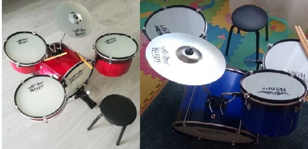 Bateria Profissional para Crianças NOVA ate 12 anos Vermelha ou Azul