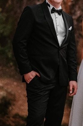 Garnitur czarny męski