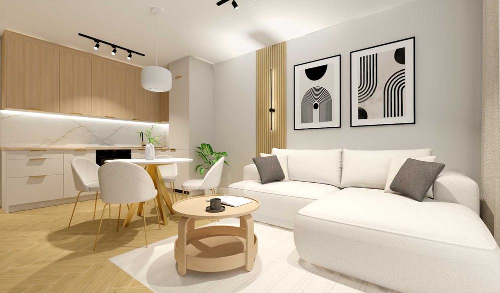 Dwa balkony, nowe budownictwo