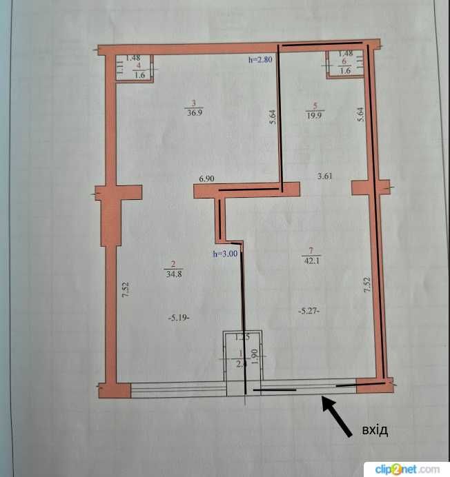 Нетішин оренда приміщення 65 м.кв. фасад навпроти Сільпо