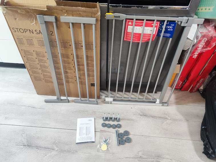 Hauck Stop N Safe 2 Bramka zabezpieczająca 96-101 cm SZARA