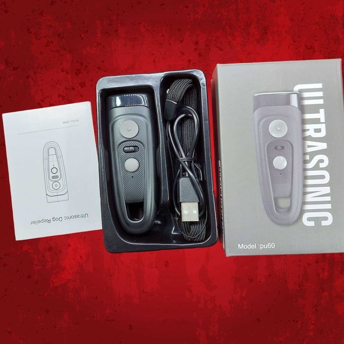 Отпугиватель собак с фонариком Ultrasonic PU-60 защита 100% Відлякувач