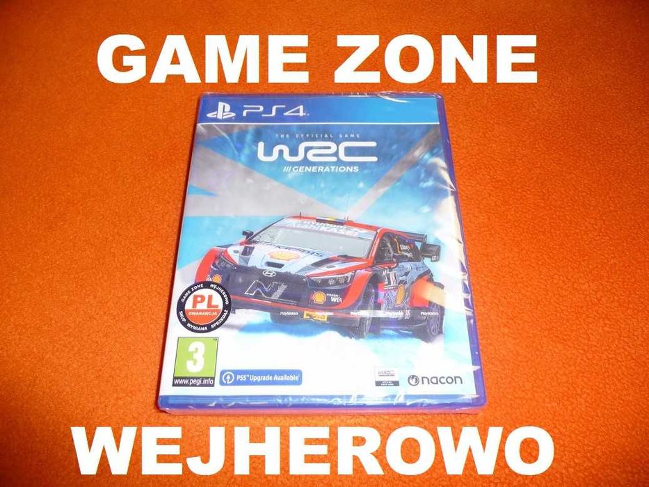 WRC Generations PS4 + Slim + Pro + PS5 = PŁYTA PL Wejherowo
