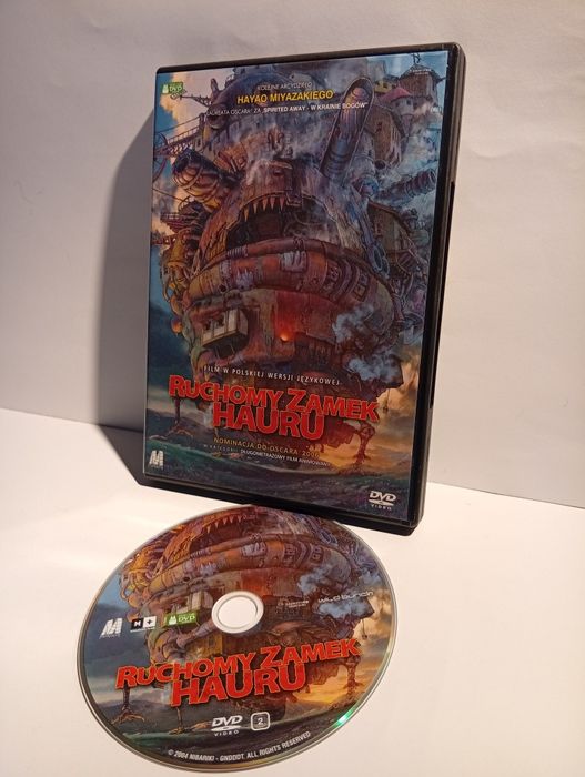 DVD - Ruchomy Zamek Hauru DVD Unikat Polski Dubbing | Monolith Studio Ghibli