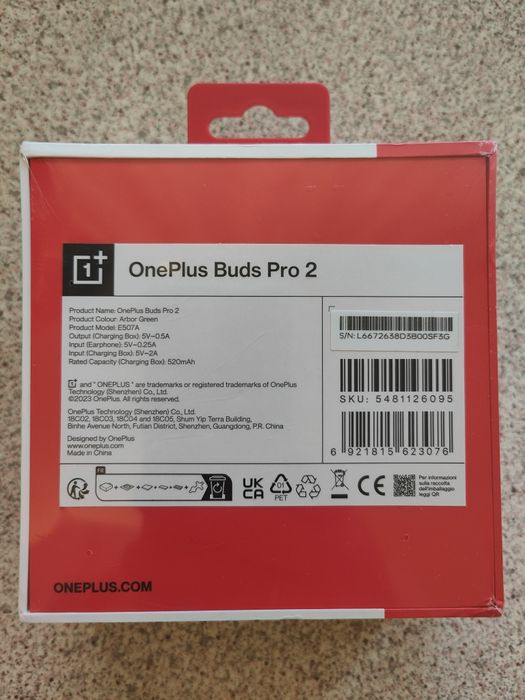 OnePlus Buds Pro 2 Obsidian Black EU. Гарантія