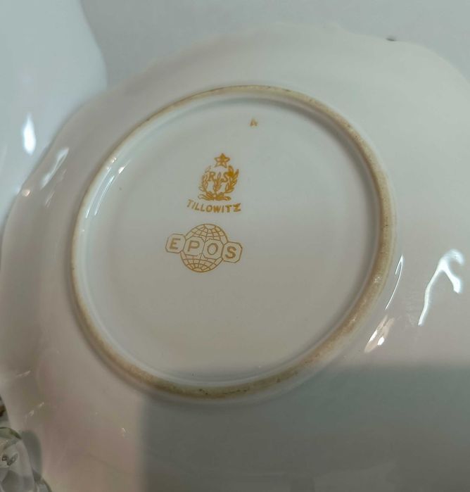 Zestaw śniadaniowy, trio, porcelana, RS Tillowitz EPOS, Tułowice