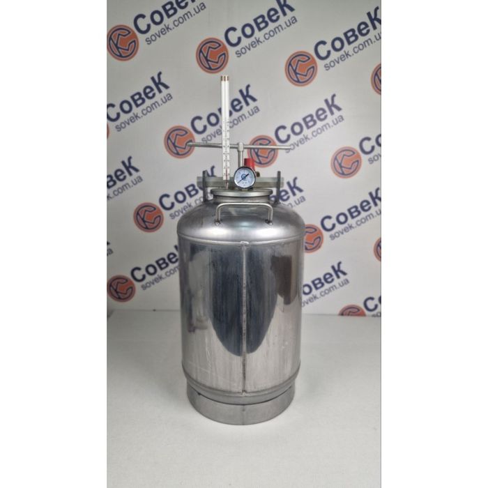 Автоклав з нержавійки 16~24~32банки (вогонь і електро) (гвинт/флянець)