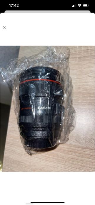 Термо чашка у вигляді обʼєктиву 480 мл