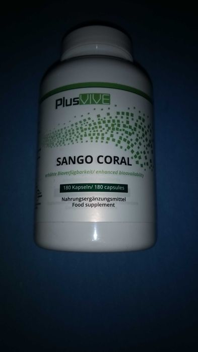 Magnez morski + Wapń morski z koralowca Sango Coral 180 kapsułek