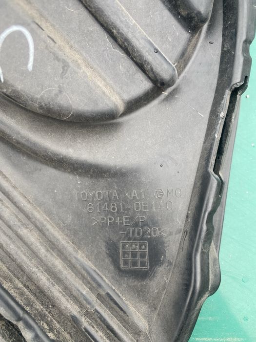 Решітки переднього бампера Toyota Highlander 14-16 без ПТФ