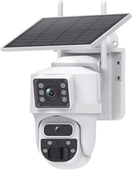 FOTOPUŁAPKA Kamera 8MP Dual GSM SIM SOLAR 4G PTZ podgląd na telefon