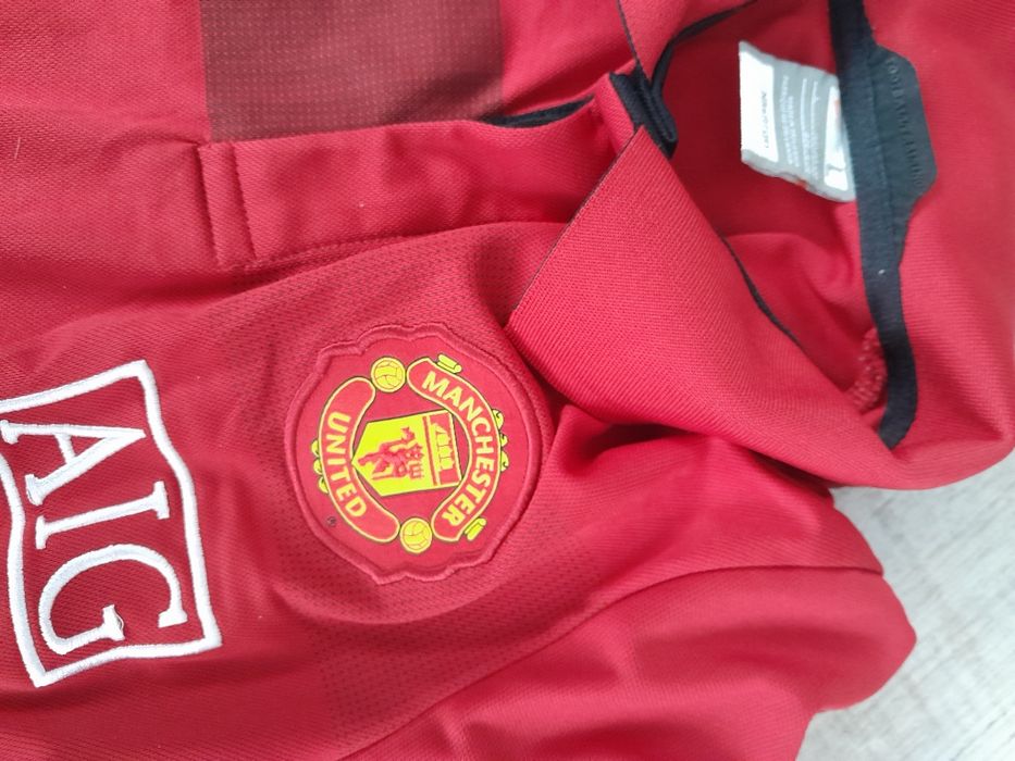 Koszulka funkcyjna piłkarska nike menchester united 152 158 czerwona