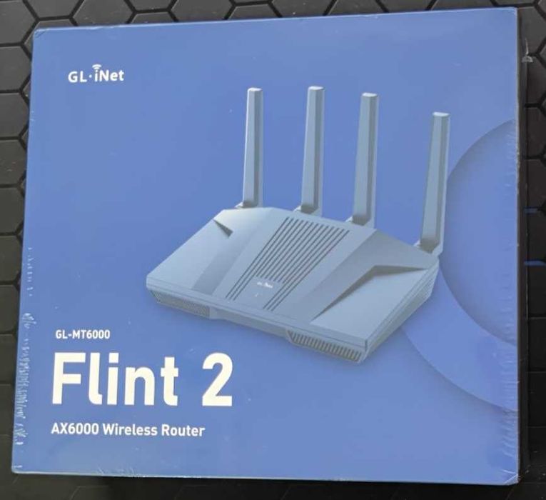 Wi-Fi роутер GL.iNet Flint 2 (GL-MT6000) WiFi-6/2*2.5Gb/